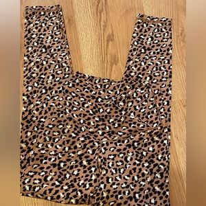 Aerie Chill Play Move Crossover Leopard Leggings